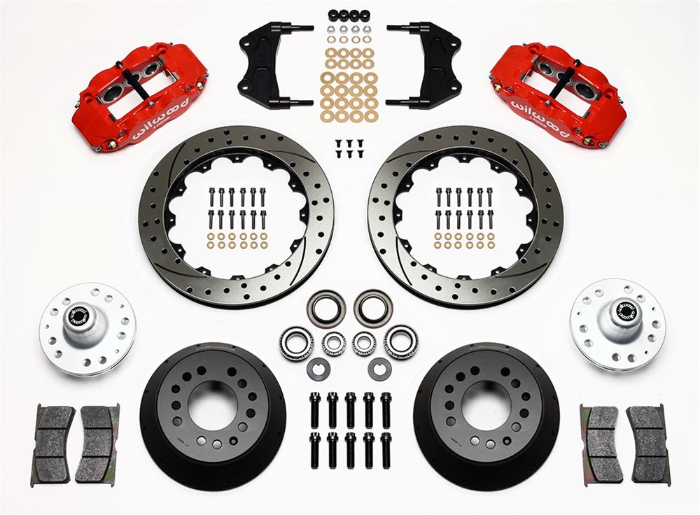 Wilwood Disc Brakes 140-9919-DR Wilwood Forged Narrow Superlite 6R Big Brake Front Brake Kits - Zander Auto Parts