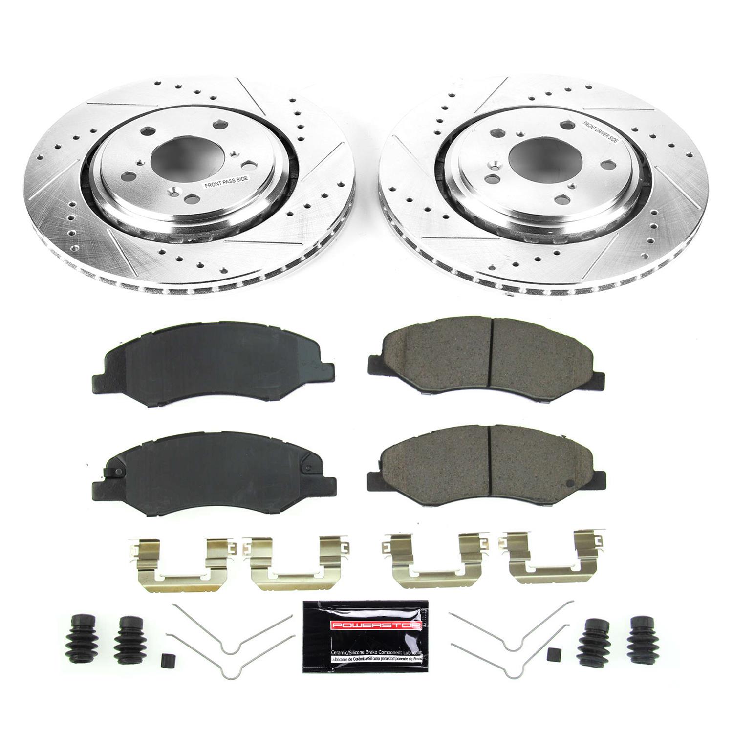 PowerStop K7670 PowerStop Z23 Evolution Sport Brake Upgrade Kits - Zander Auto Parts