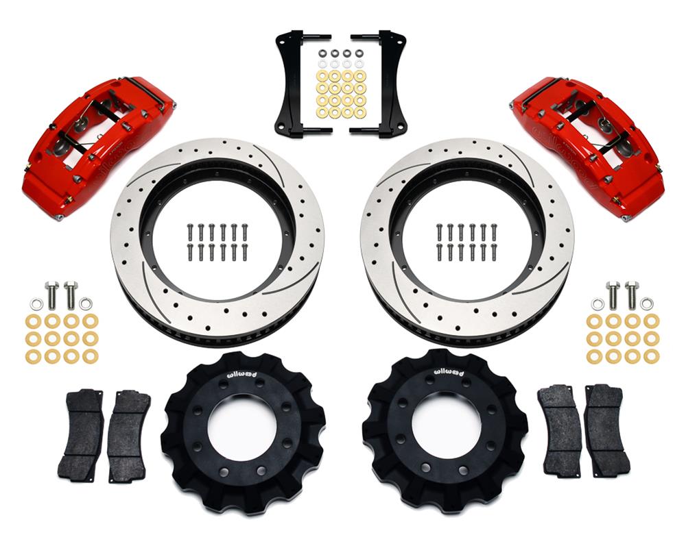 Wilwood Disc Brakes 140-8992-DR Wilwood TC6R Big Brake Truck Front Brake Kits - Zander Auto Parts