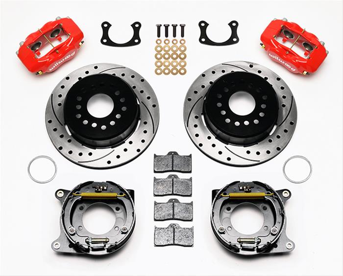 Wilwood Disc Brakes 140-7140-DR Wilwood Forged Dynalite Rear Parking Brake Kits - Zander Auto Parts