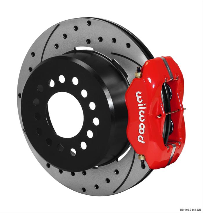 Wilwood Disc Brakes 140-7146-DR Wilwood Forged Dynalite Rear Drag Brake Kits - Zander Auto Parts