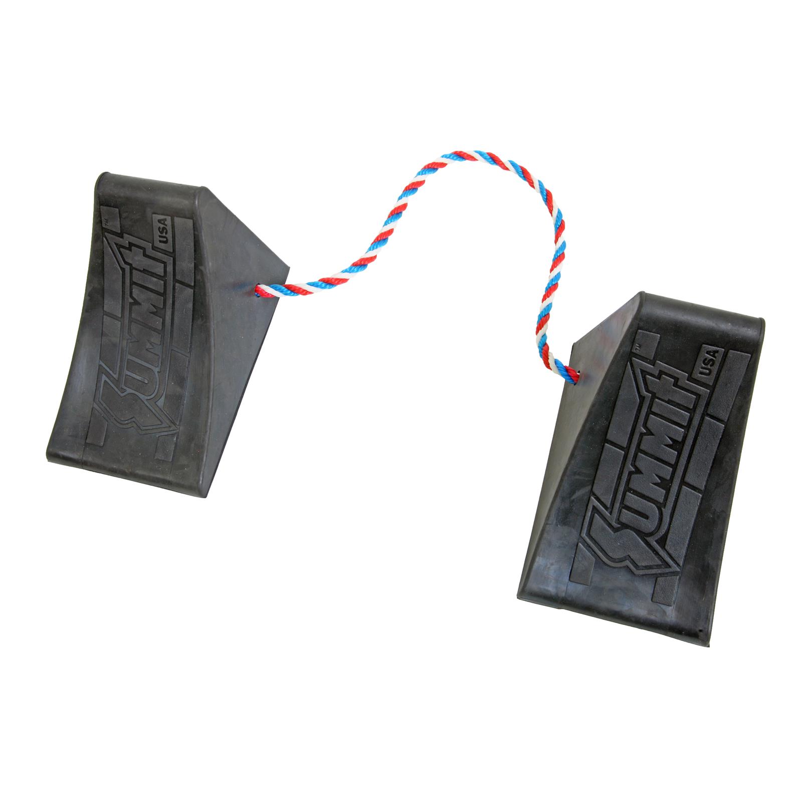 Summit Racing SUM-917100 Summit Racing™ Wheel Chocks - Zander Auto Parts