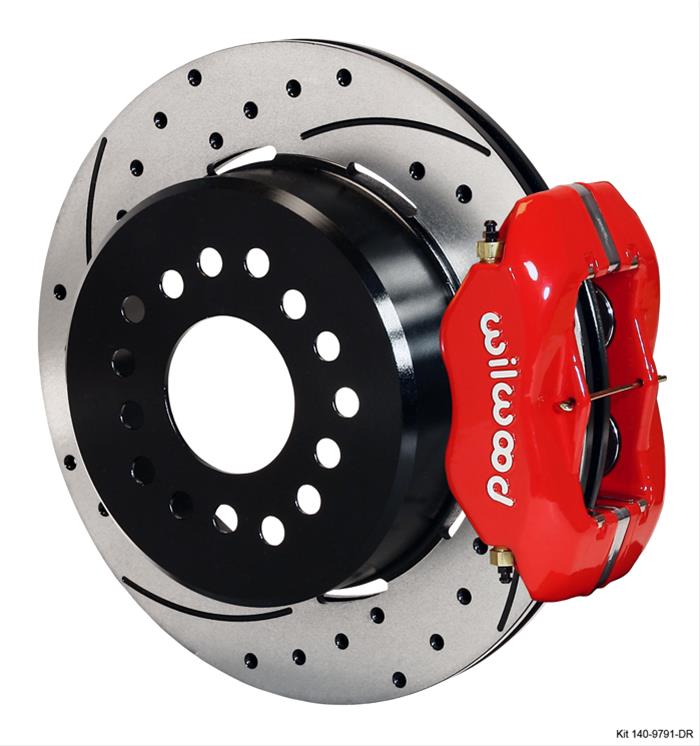 Wilwood Disc Brakes 140-9791-DR Wilwood Forged Dynalite Rear Parking Brake Kits - Zander Auto Parts