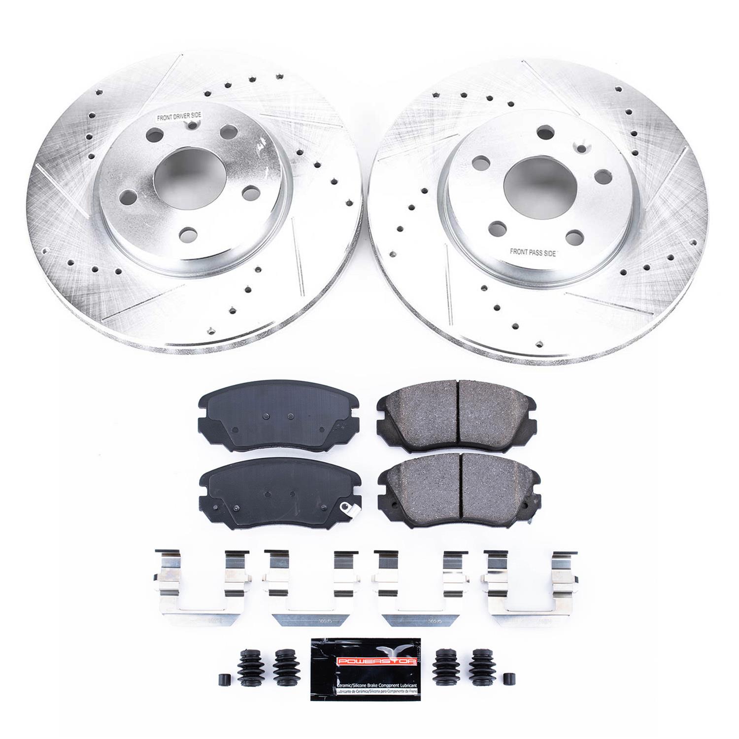 PowerStop K5334 PowerStop Z23 Evolution Sport Brake Upgrade Kits - Zander Auto Parts