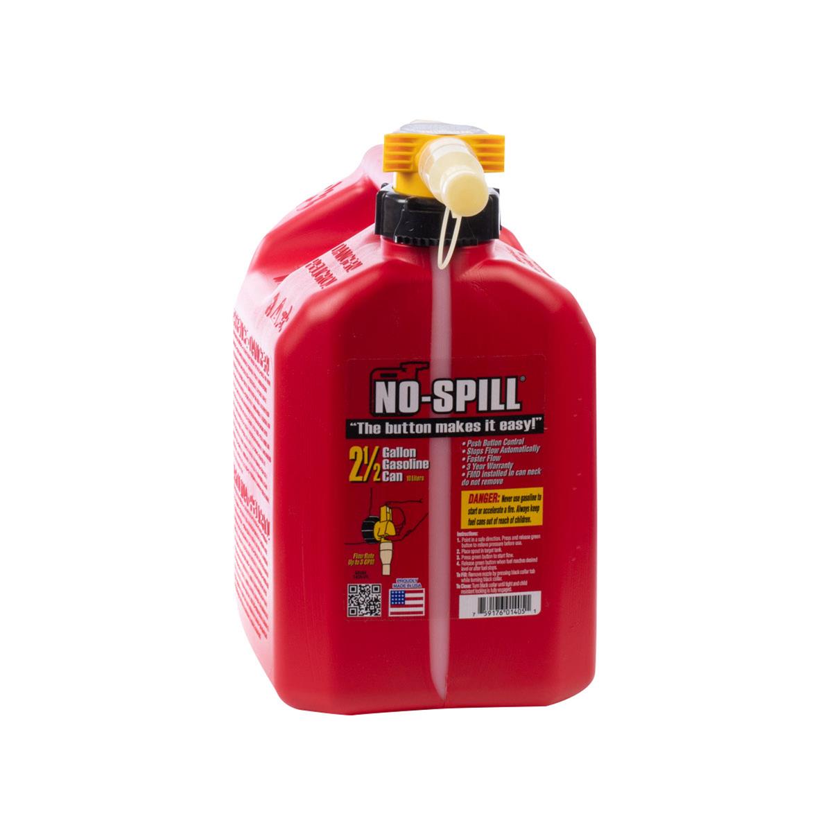 No Spill 1405 No-Spill Gasoline Cans - Zander Auto Parts