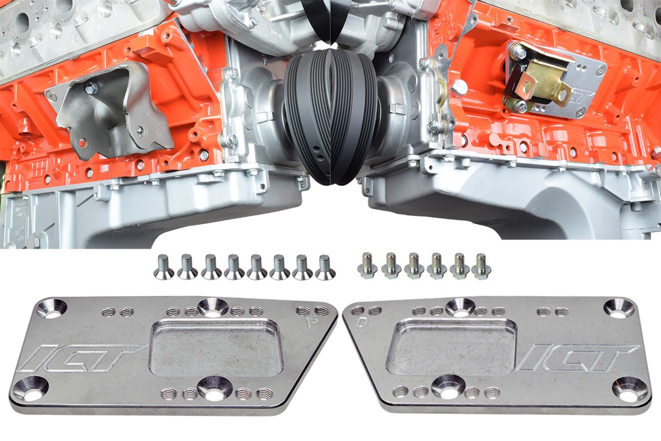 ICT Billet 551628 ICT Billet Motor Mount Adapters - Zander Auto Parts