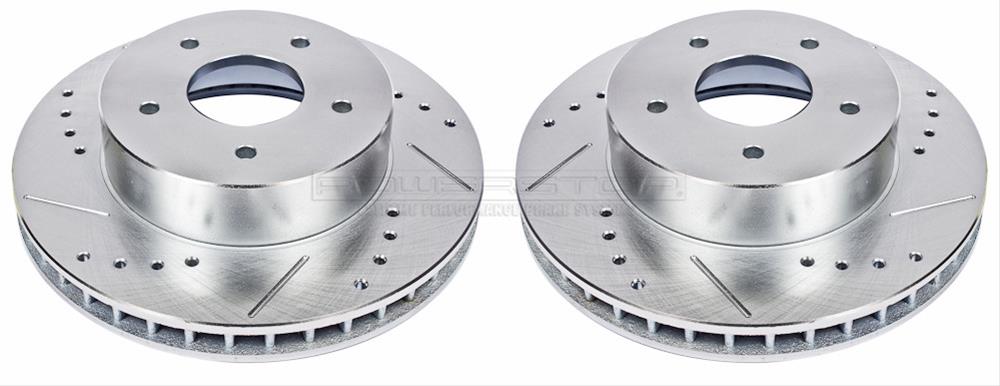 PowerStop AR-8210XPR PowerStop Evolution Drilled and Slotted Rotors - Zander Auto Parts