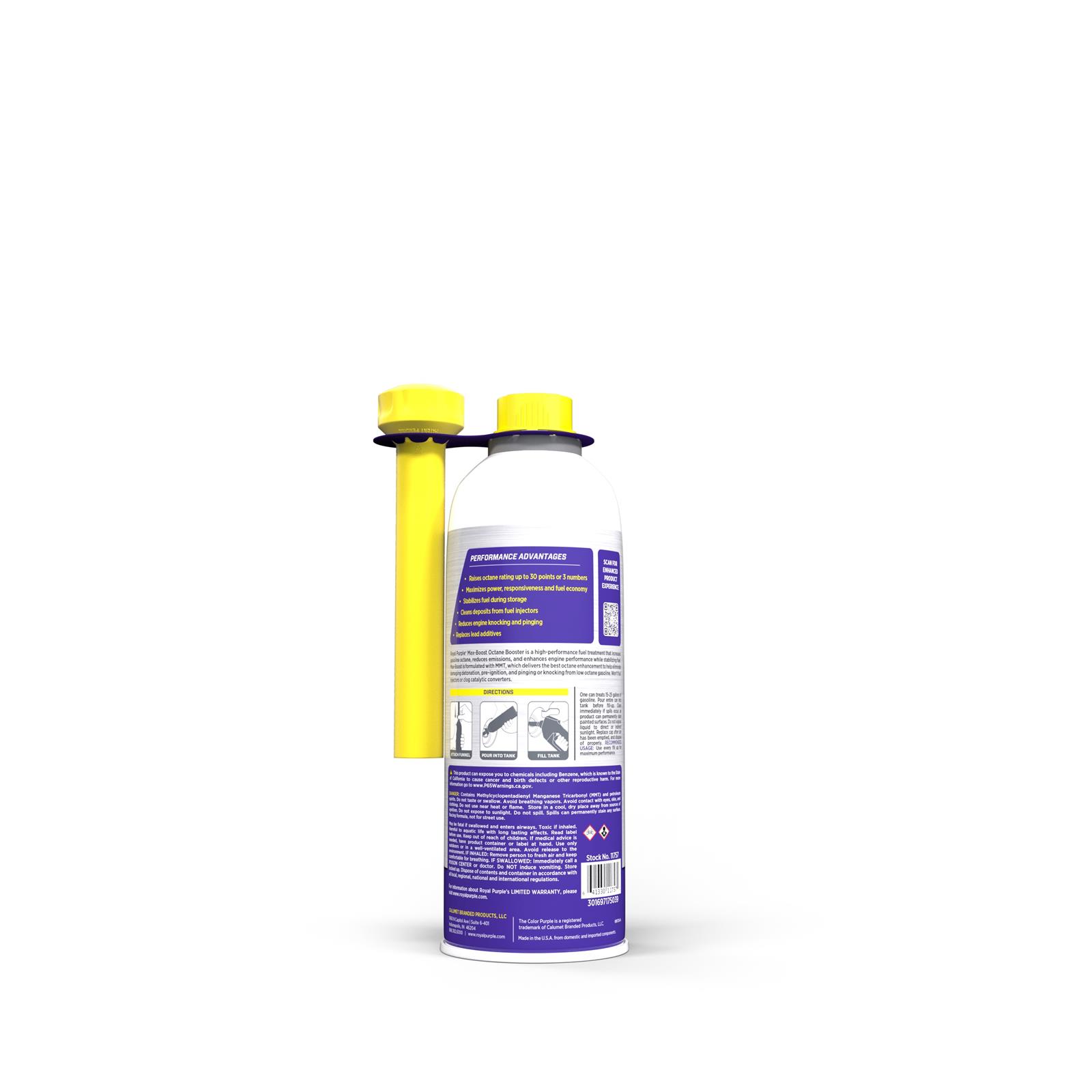 Royal Purple 11757 Royal Purple Max-Boost Octane Booster and Fuel System Stabilizer - Zander Auto Parts