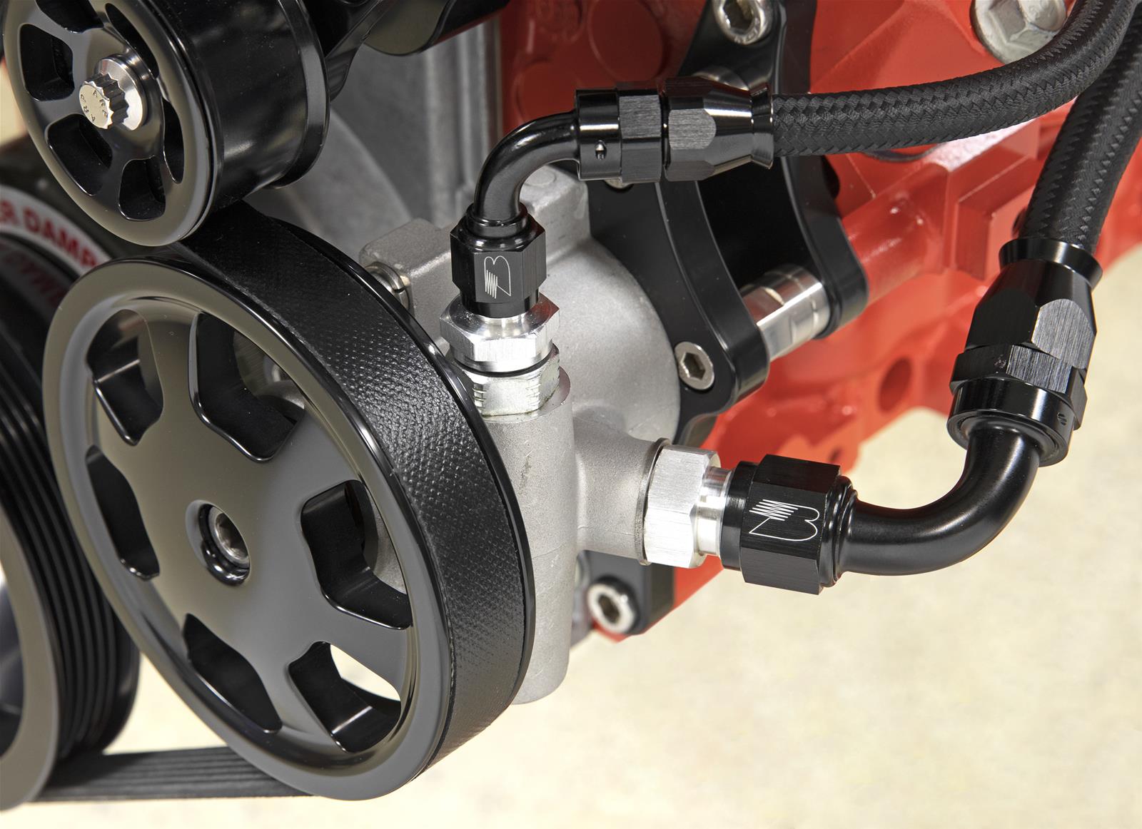 Billet Specialties BLK77900 Billet Specialties Power Steering Hose Kits - Zander Auto Parts