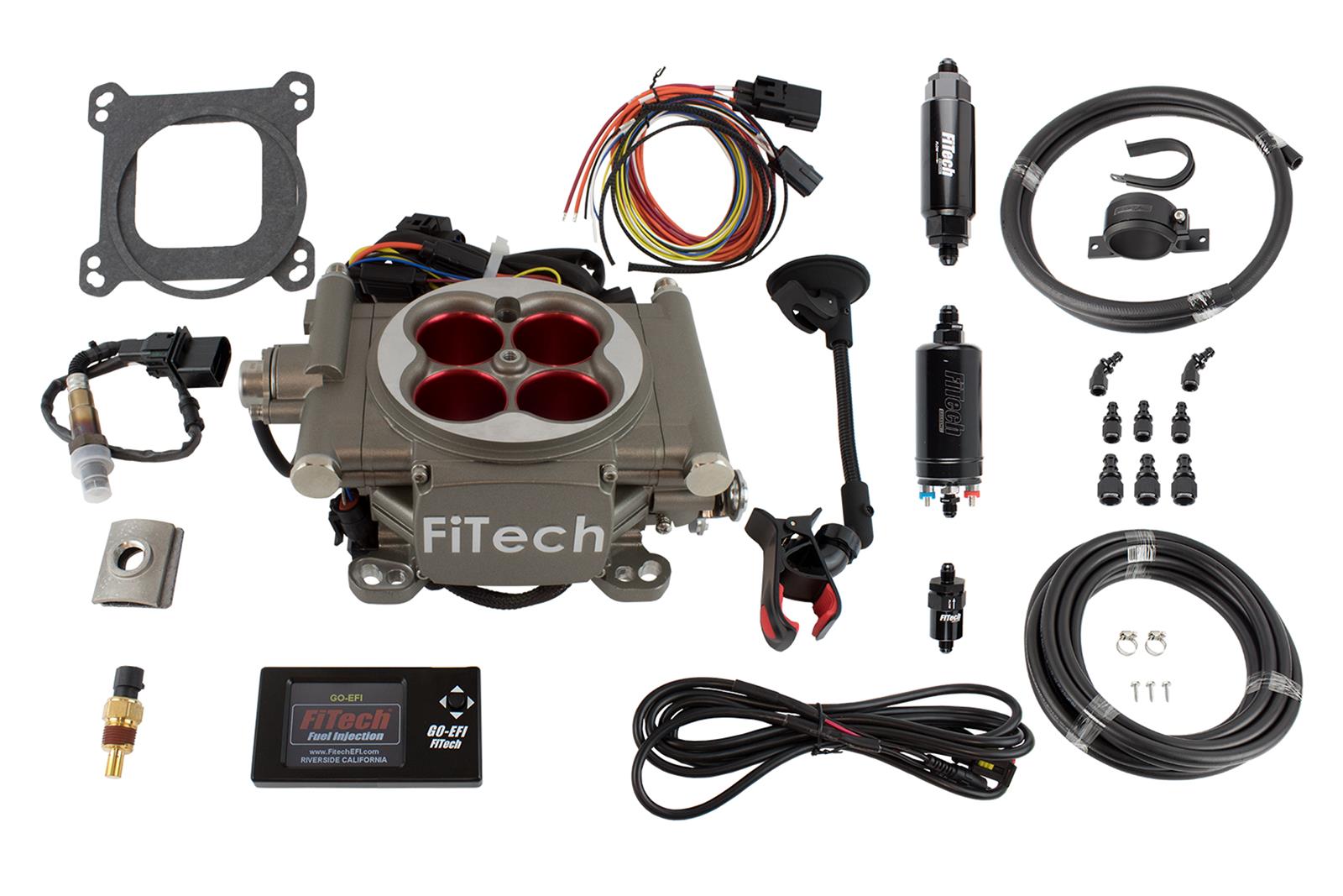 FiTech Fuel Injection 31003 FiTech Go Street EFI 400 HP Self-Tuning Fuel Injection Systems - Zander Auto Parts