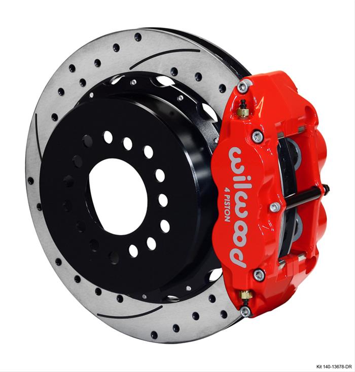 Wilwood Disc Brakes 140-13678-DR Wilwood Forged Narrow Superlite 4R Big Brake Rear Parking Brake Kits - Zander Auto Parts