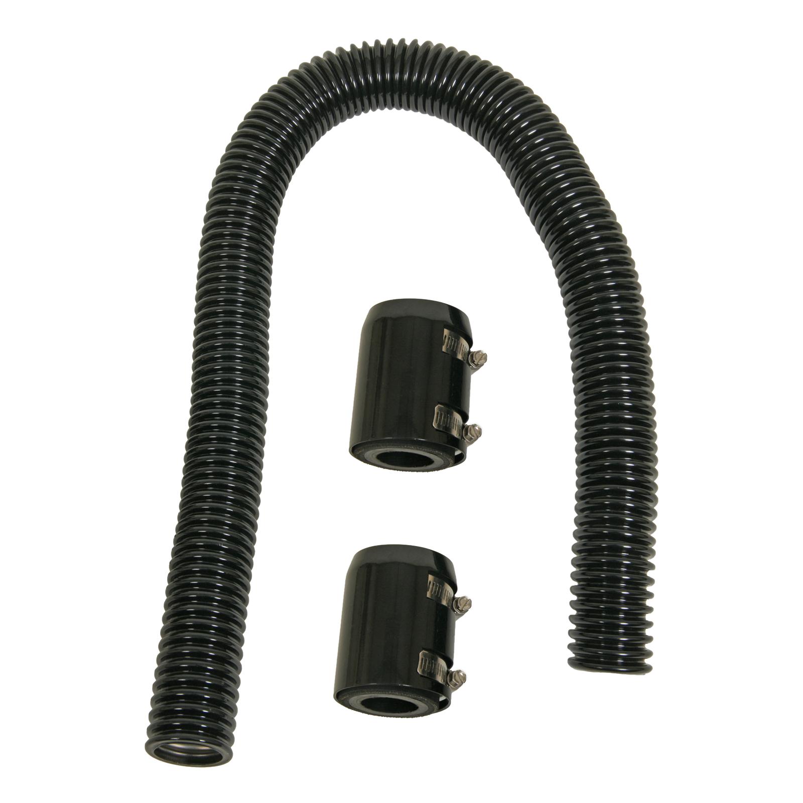 Summit Racing SUM-390136-BK Summit Racing™ Stainless Steel Flexible Hoses - Zander Auto Parts
