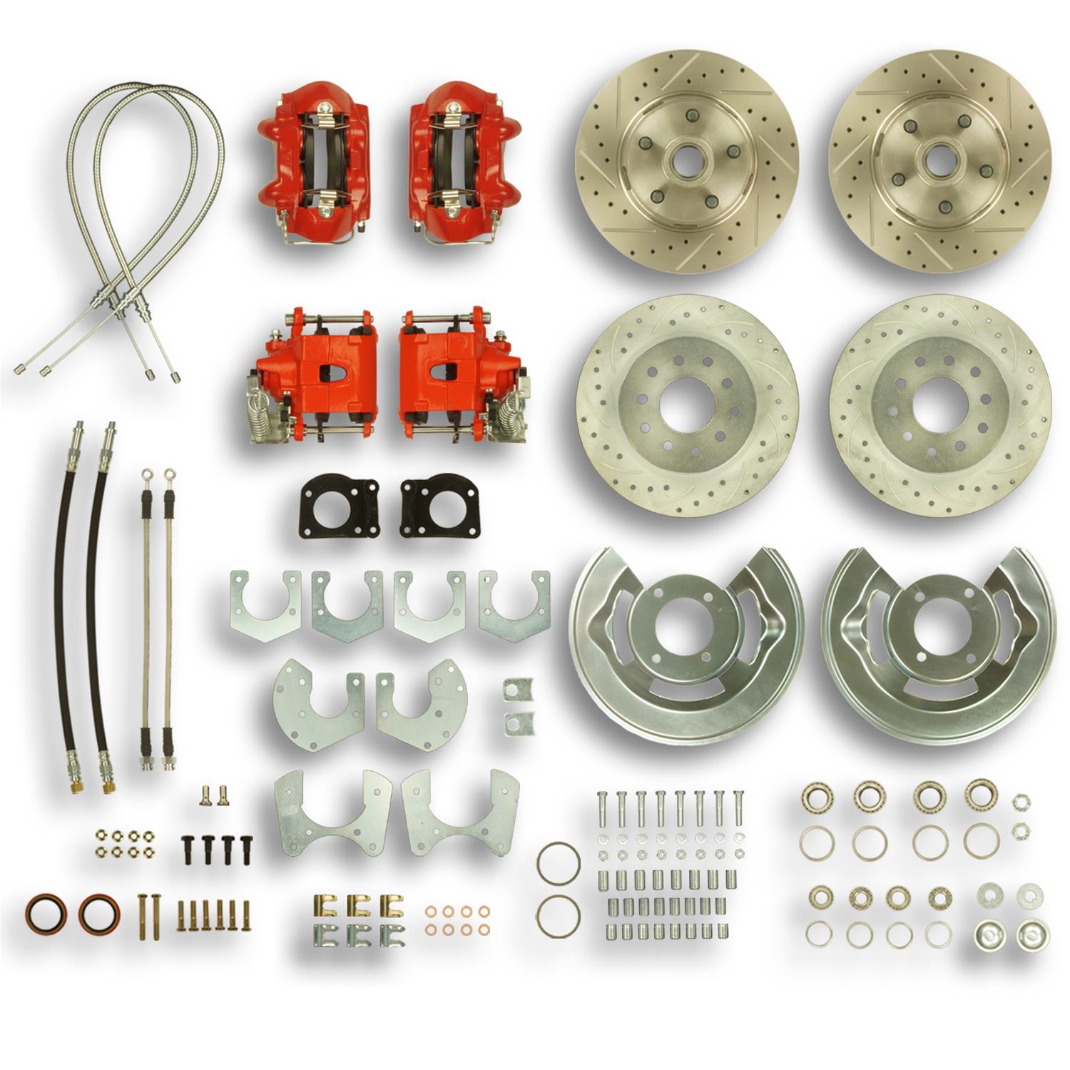 The Right Stuff ZWK6455Z The Right Stuff 4-Wheel Disc Brake Conversion Show 'N Go Kits - Zander Auto Parts