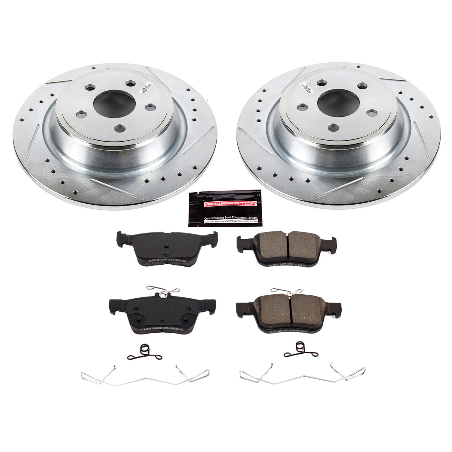 PowerStop K7417 PowerStop Z23 Evolution Sport Brake Upgrade Kits - Zander Auto Parts