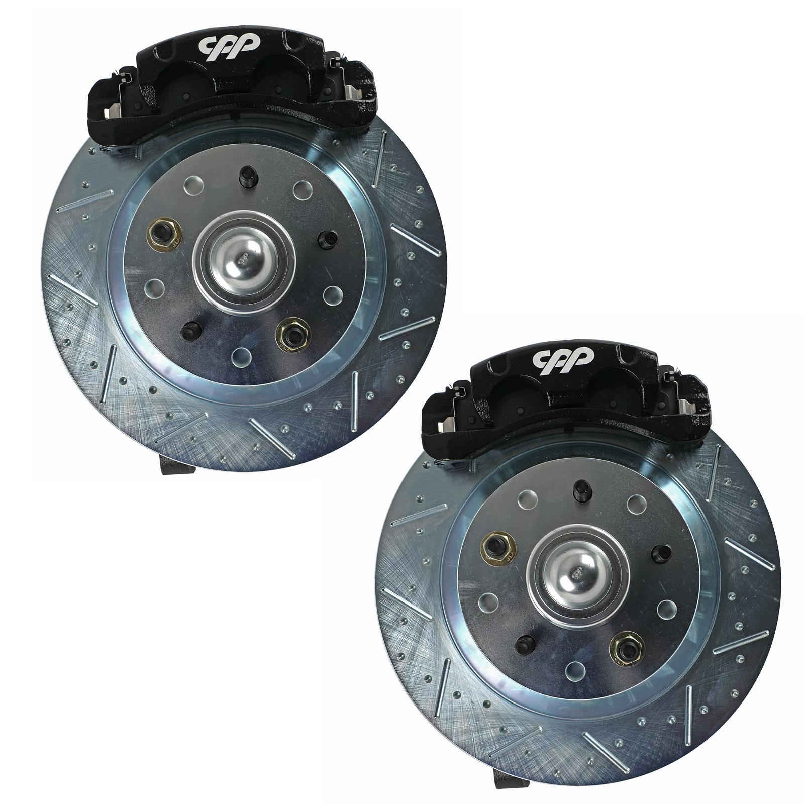 Classic Performance 7387FRBK5-BB Classic Performance Complete Front and Rear Disc Brake Kits - Zander Auto Parts