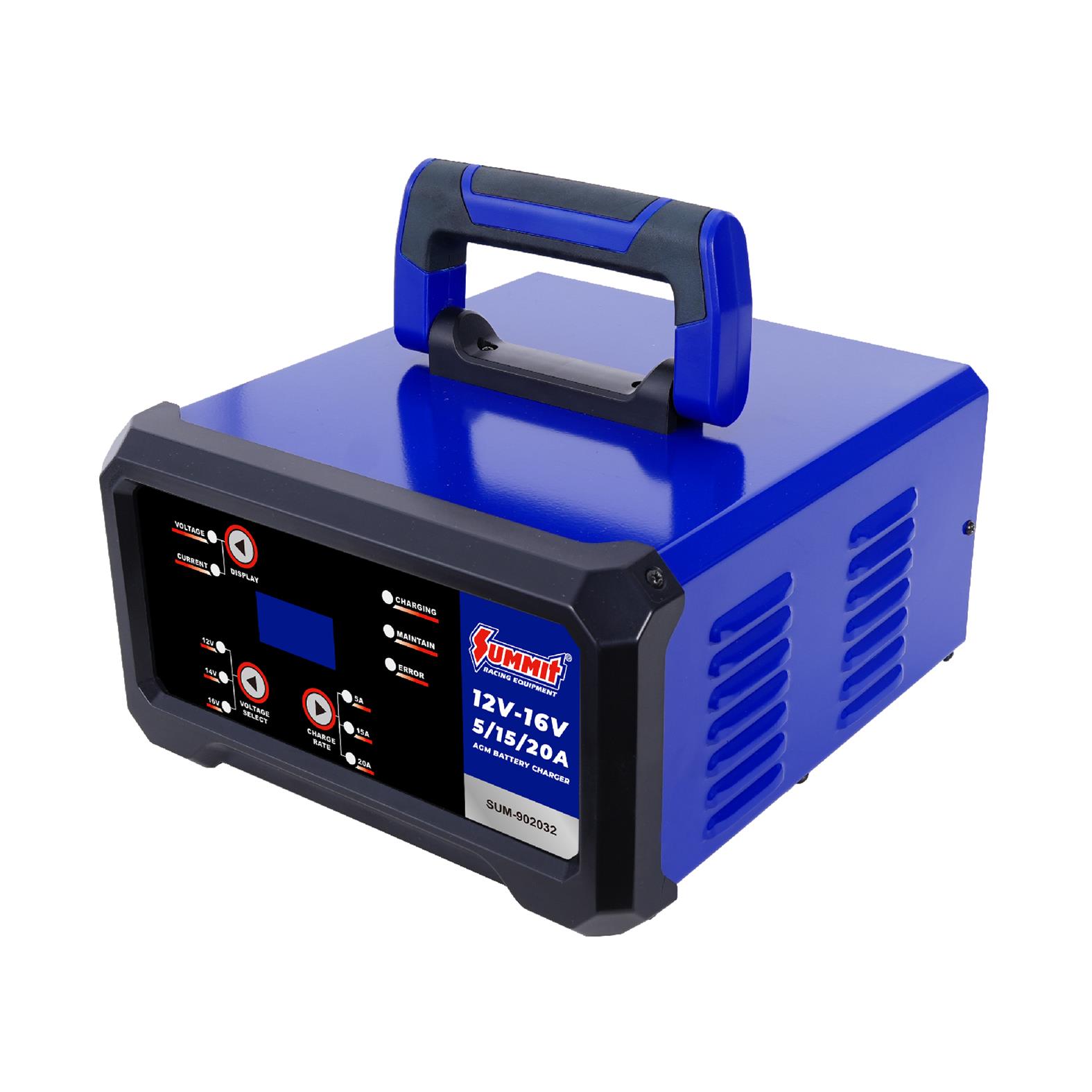 Summit Racing SUM-902032 Summit Racing™ 12V-16V AGM Battery Chargers - Zander Auto Parts
