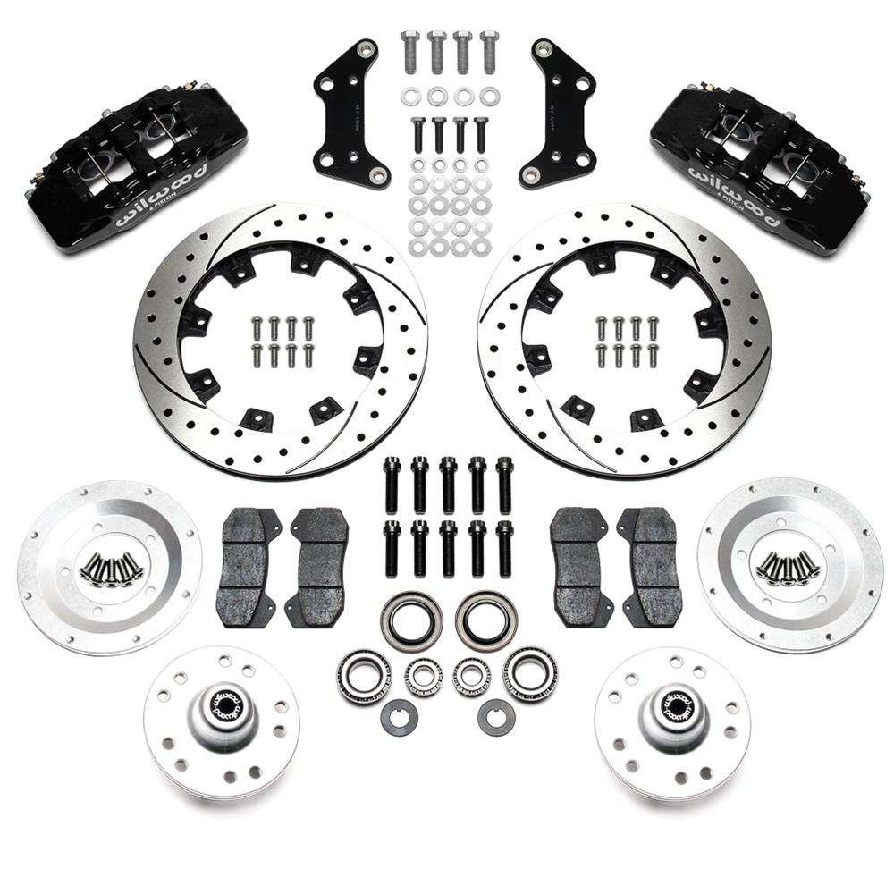 Wilwood Disc Brakes 140-17321-D Wilwood Forged DynaPro 6 Big Brake Front Brake Kits - Zander Auto Parts