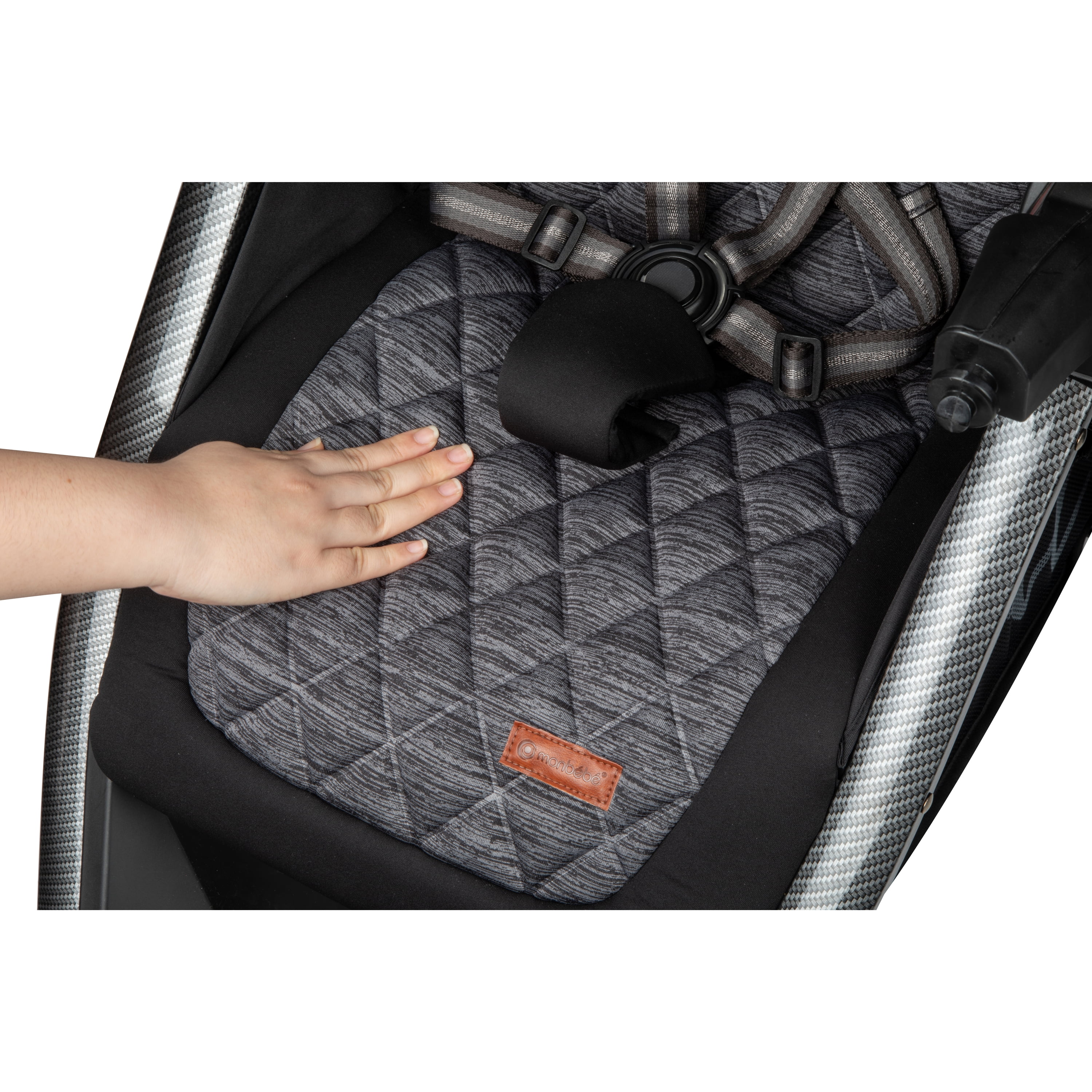 Monbebe Bolt Travel System Stroller and Infant Car Seat, Urban Boho - Zander Auto Parts