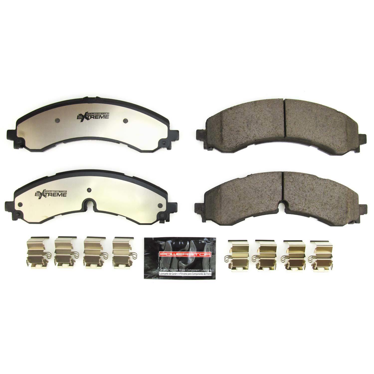 PowerStop Z36-2250 PowerStop Z36 Truck and Tow Brake Pads and Hardware Kits - Zander Auto Parts