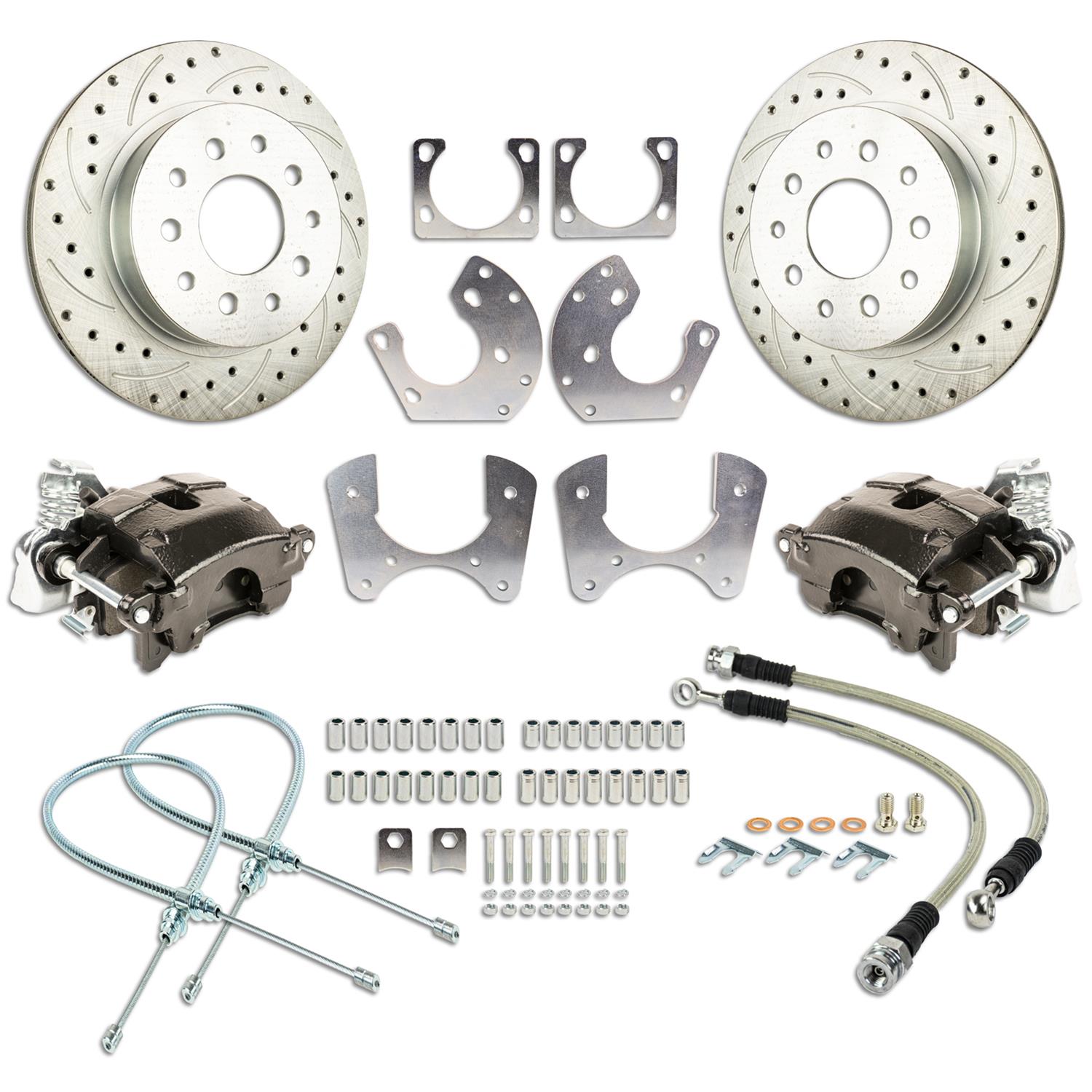 The Right Stuff ZDCRD01S The Right Stuff Rear Disc Brake Conversion Kits - Zander Auto Parts