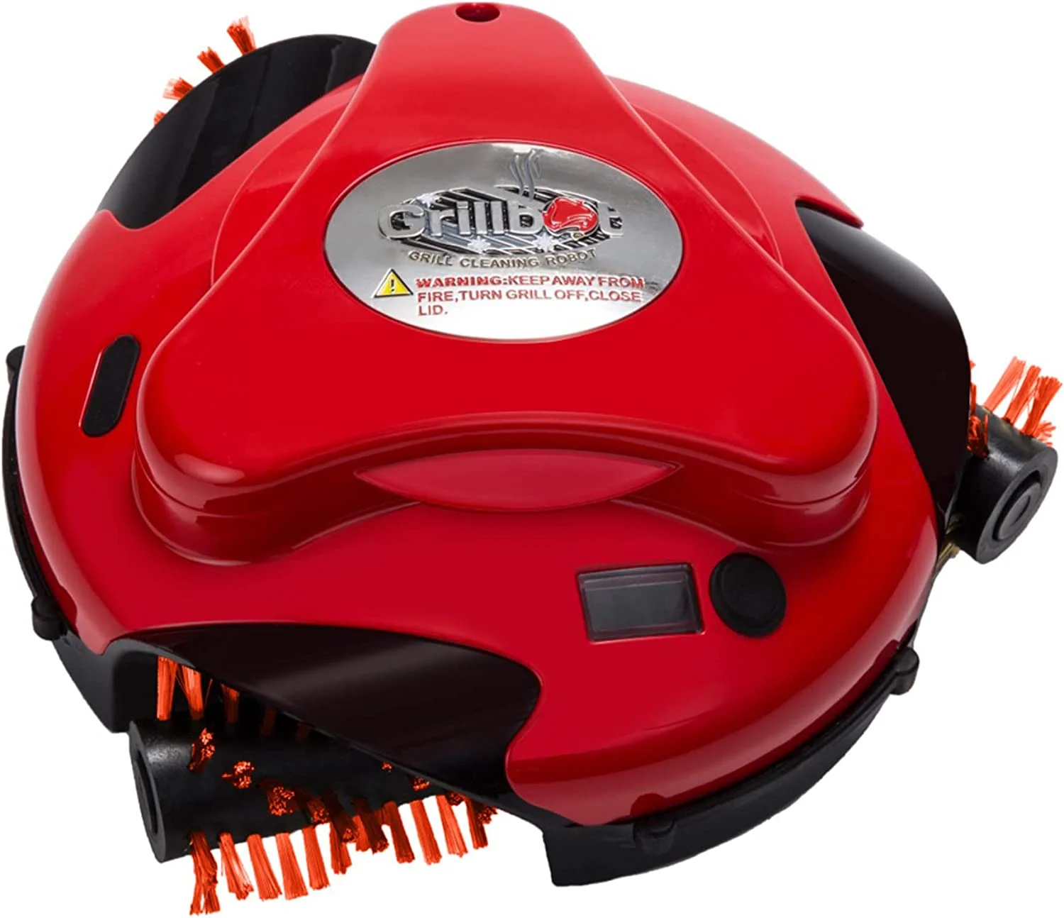Grillbot Automatic Grill Cleaning Robot with Nylon Brushes, BBQ Grill Cleaner, Grill Brush, Grill Scraper, BBQ Accessories (Red Grillbot) - Zander Auto Parts