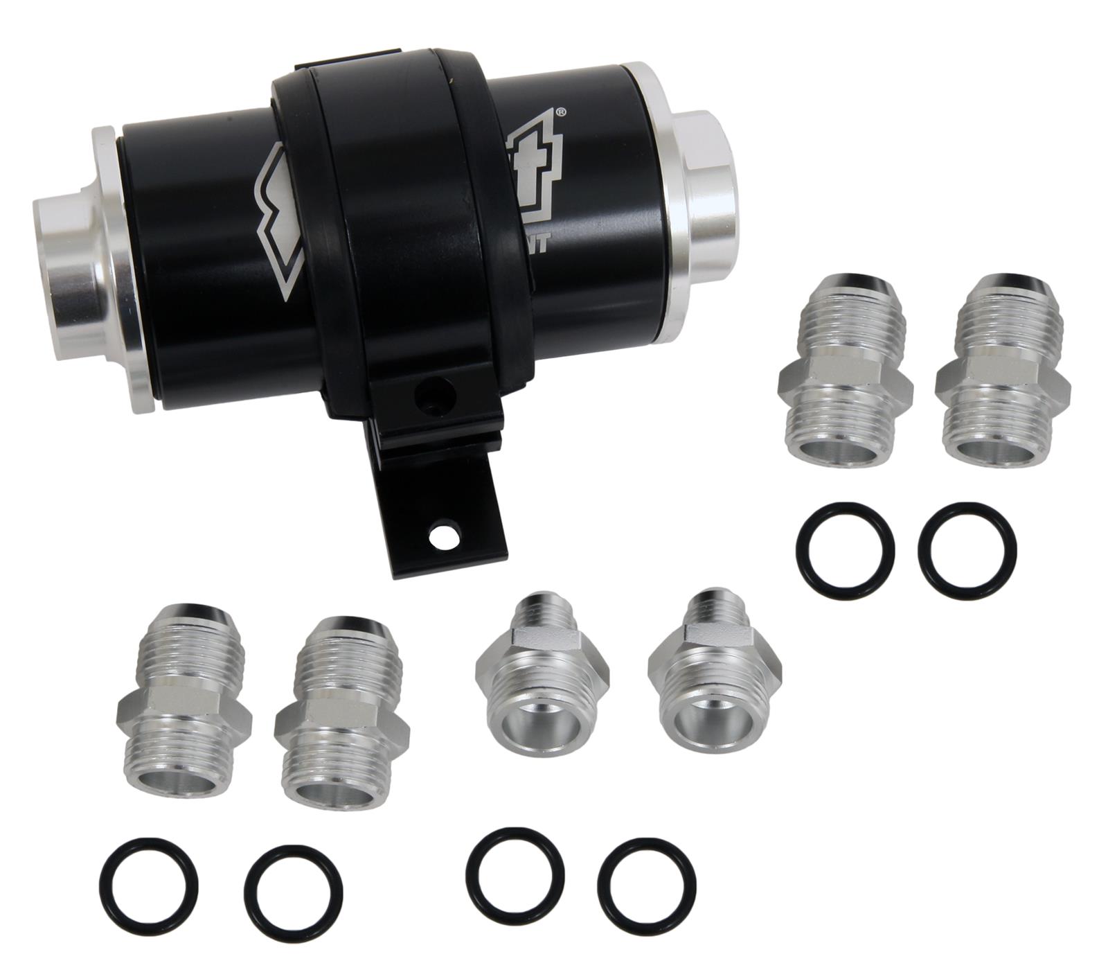 Summit Racing SUM-230128 Summit Racing™ Inline Billet Fuel Filters - Zander Auto Parts