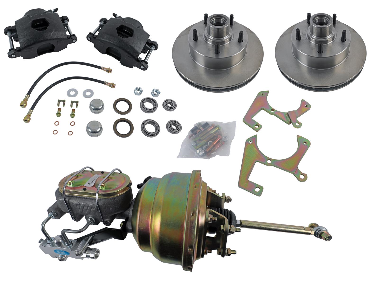 Classic Performance 6164CBK-5.5 Classic Performance Ford F-100 Front 5-Lug Disc Brake Kits - Zander Auto Parts