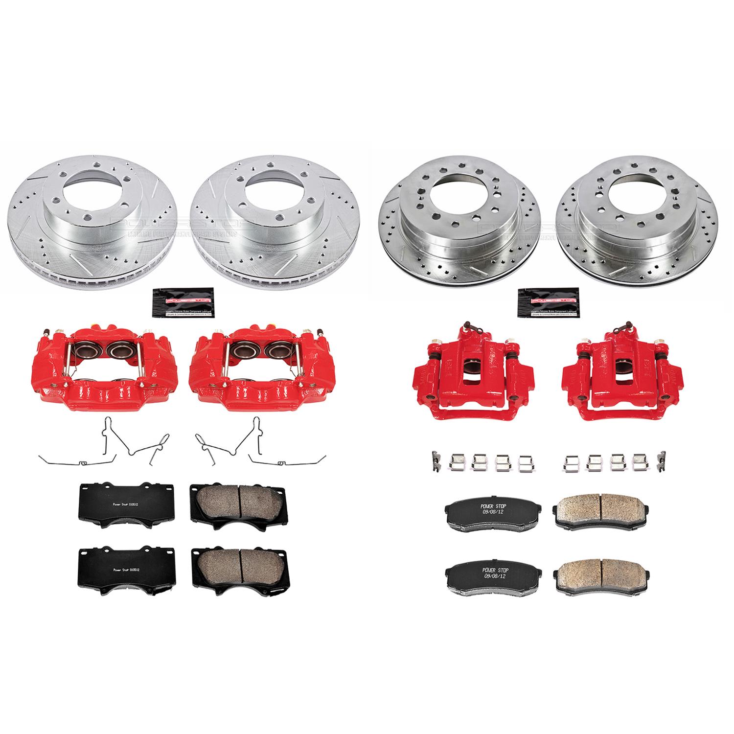 PowerStop KC138 PowerStop Z23 Evolution Sport Brake Upgrade Kits with Calipers - Zander Auto Parts