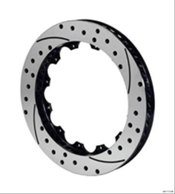 Wilwood Disc Brakes 160-13544-BK Wilwood SRP Drilled Performance Brake Rotors - Zander Auto Parts