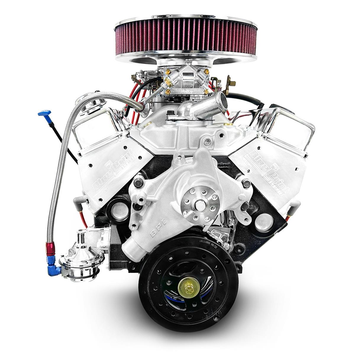 BluePrint Engines BP38318CTC1D BluePrint Engines GM 383 C.I.D. 436 HP Dressed Stroker Long Block Crate Engines - Zander Auto Parts
