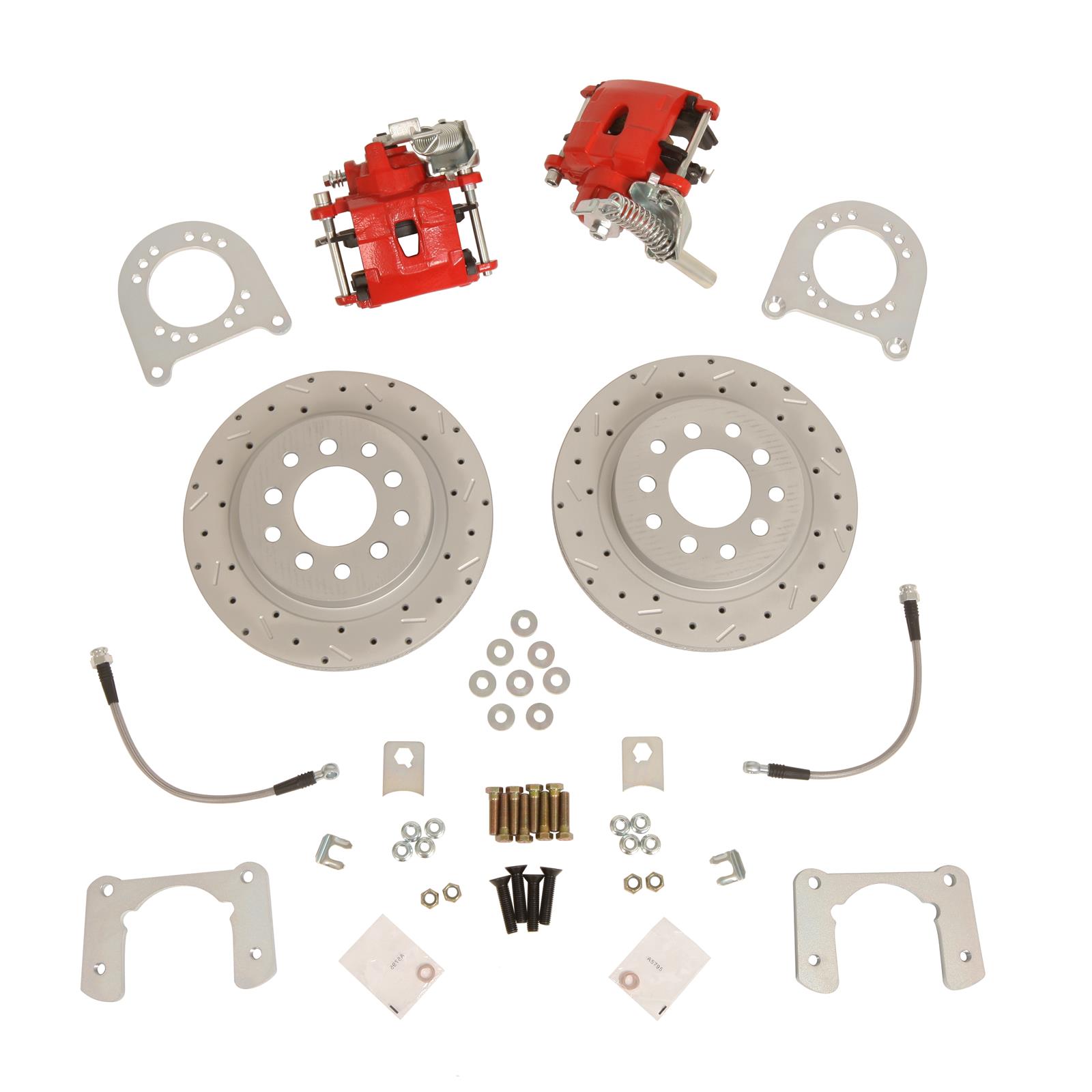 Summit Racing SUM-BK3007 Summit Racing™ Rear Drum-to-Disc Brake Conversion Kits - Zander Auto Parts