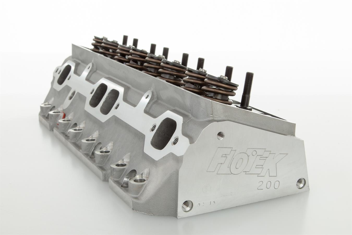 Flotek 1200-HRSB-505S FLOTEK 200cc Small Block Chevy Cylinder Heads - Zander Auto Parts