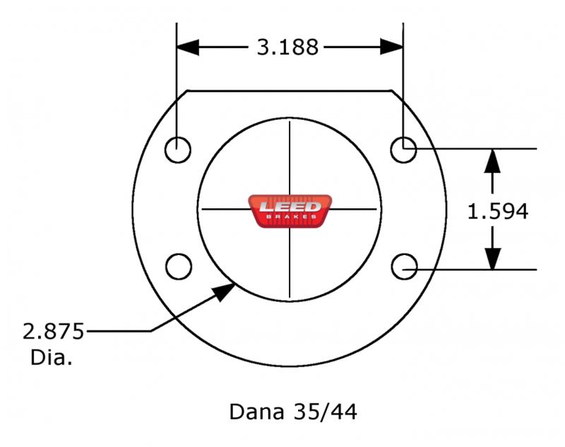 Leed Brakes RC3001 LEED Brakes Rear Disc Brake Conversion Kits - Zander Auto Parts