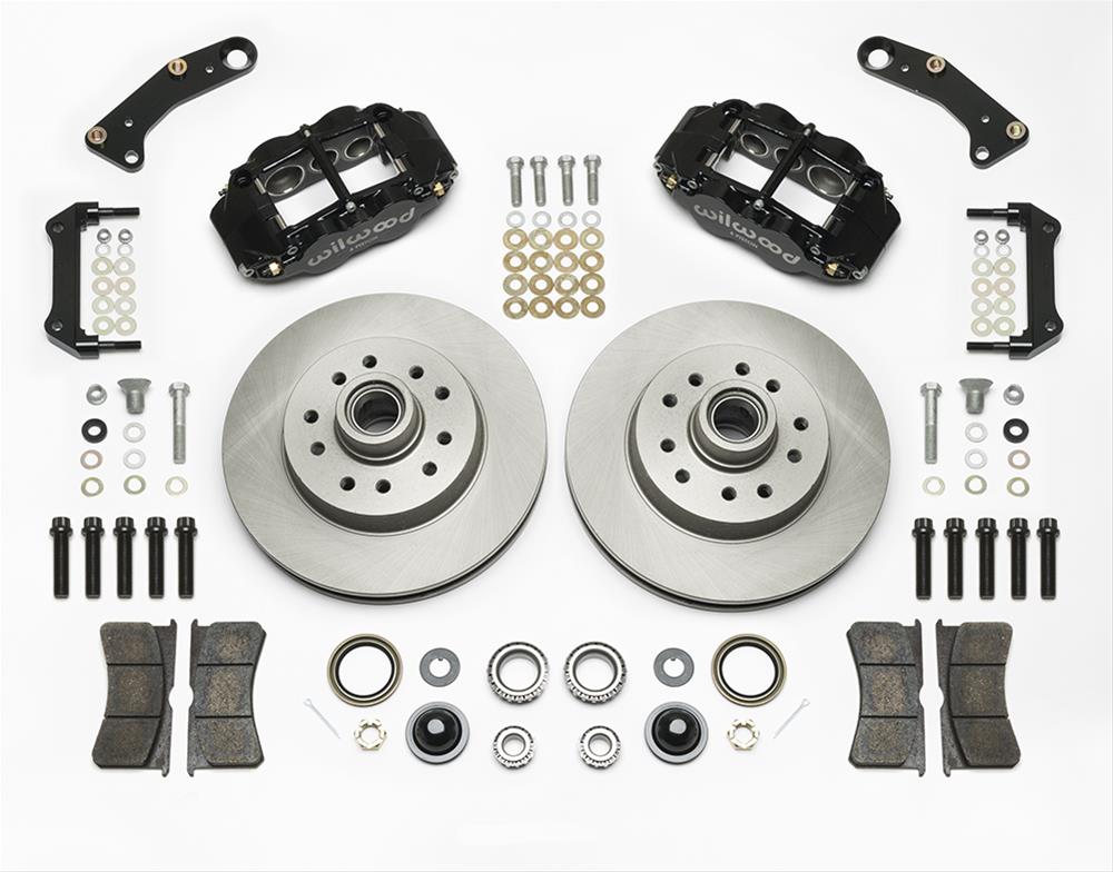 Wilwood Disc Brakes 140-14474 Wilwood Classic Series Forged Narrow Superlite 6R Front Brake Kits - Zander Auto Parts
