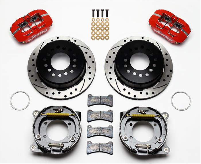 Wilwood Disc Brakes 140-11396-DR Wilwood Forged DynaPro Low-Profile Rear Parking Brake Kits - Zander Auto Parts