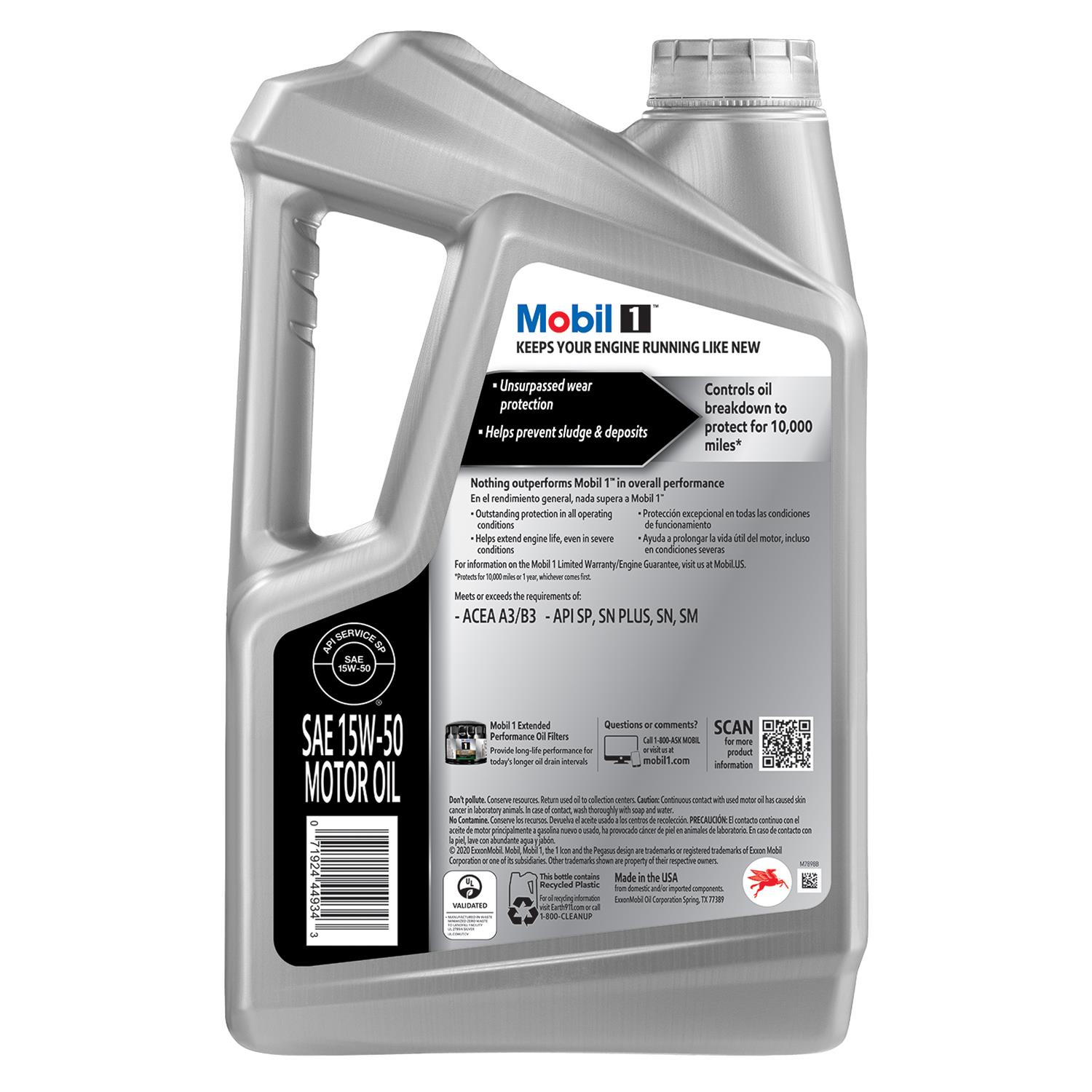 Mobil 122384 Mobil 1 Synthetic Motor Oil - Zander Auto Parts