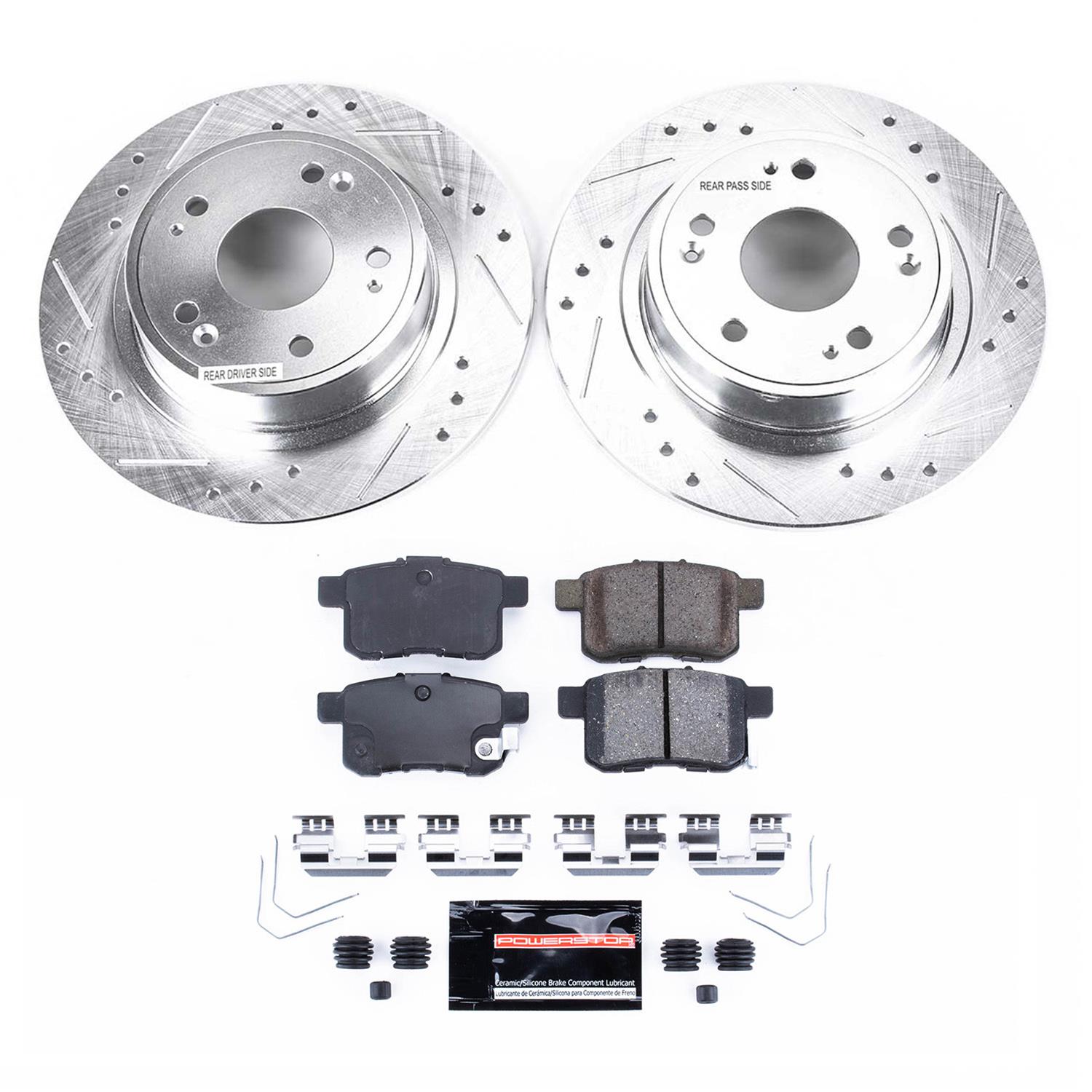 PowerStop K5368 PowerStop Z23 Evolution Sport Brake Upgrade Kits - Zander Auto Parts