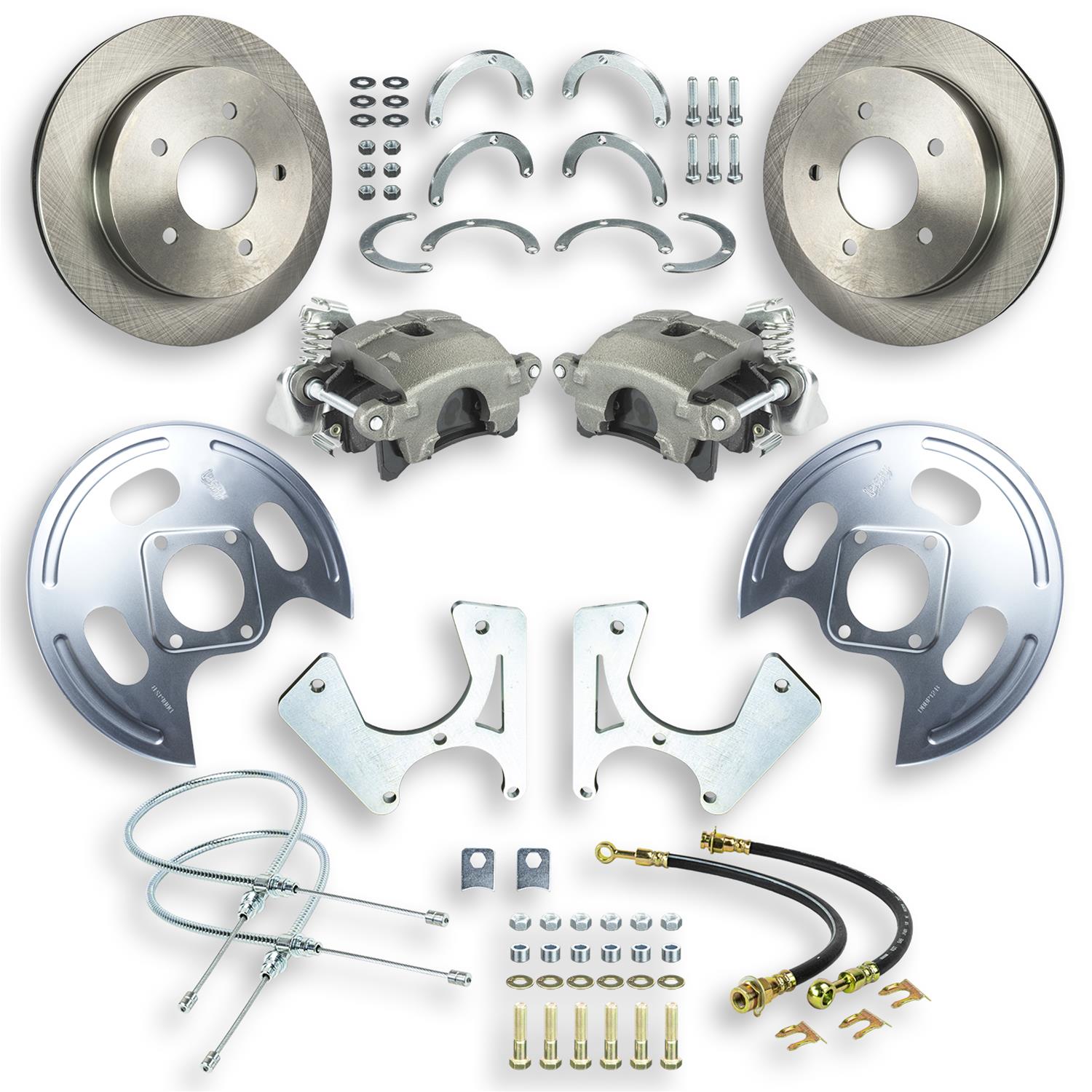 The Right Stuff TRD4705 The Right Stuff Rear Disc Brake Conversion Kits - Zander Auto Parts