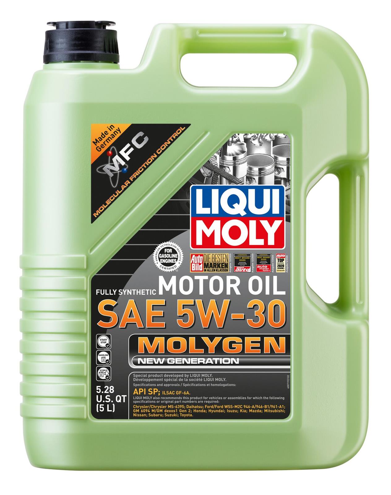 Liqui Moly 20228 Liqui Moly Molygen New Generation Motor Oil - Zander Auto Parts