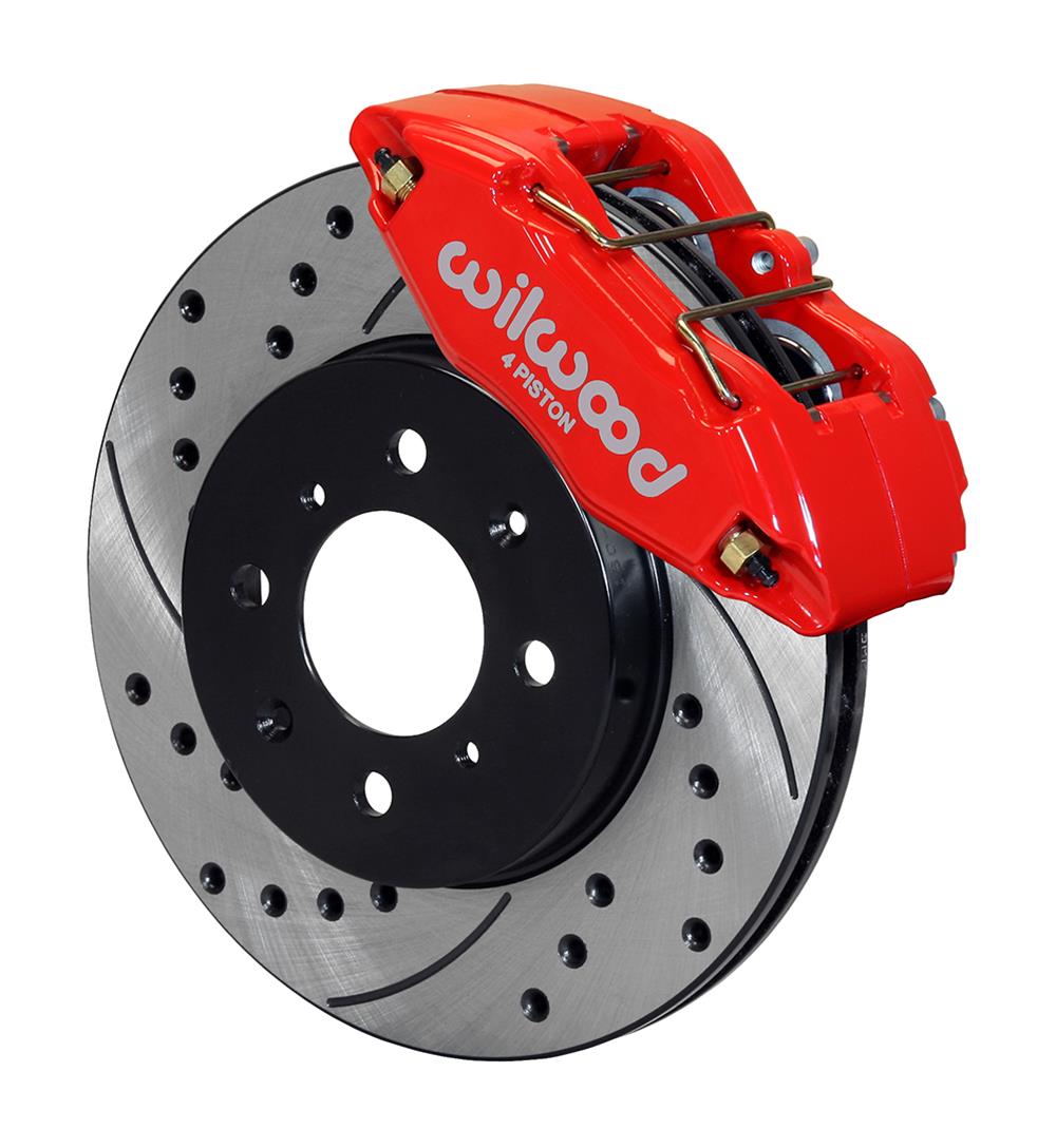 Wilwood Disc Brakes 140-12996-DR Wilwood Forged DPHA Front Caliper and Rotor Kits - Zander Auto Parts