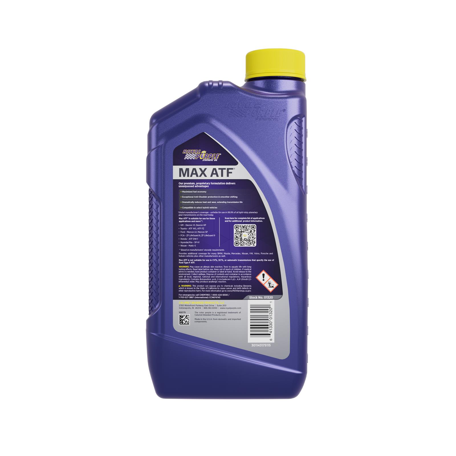 Royal Purple 01320 Royal Purple Max ATF Transmission Fluid - Zander Auto Parts