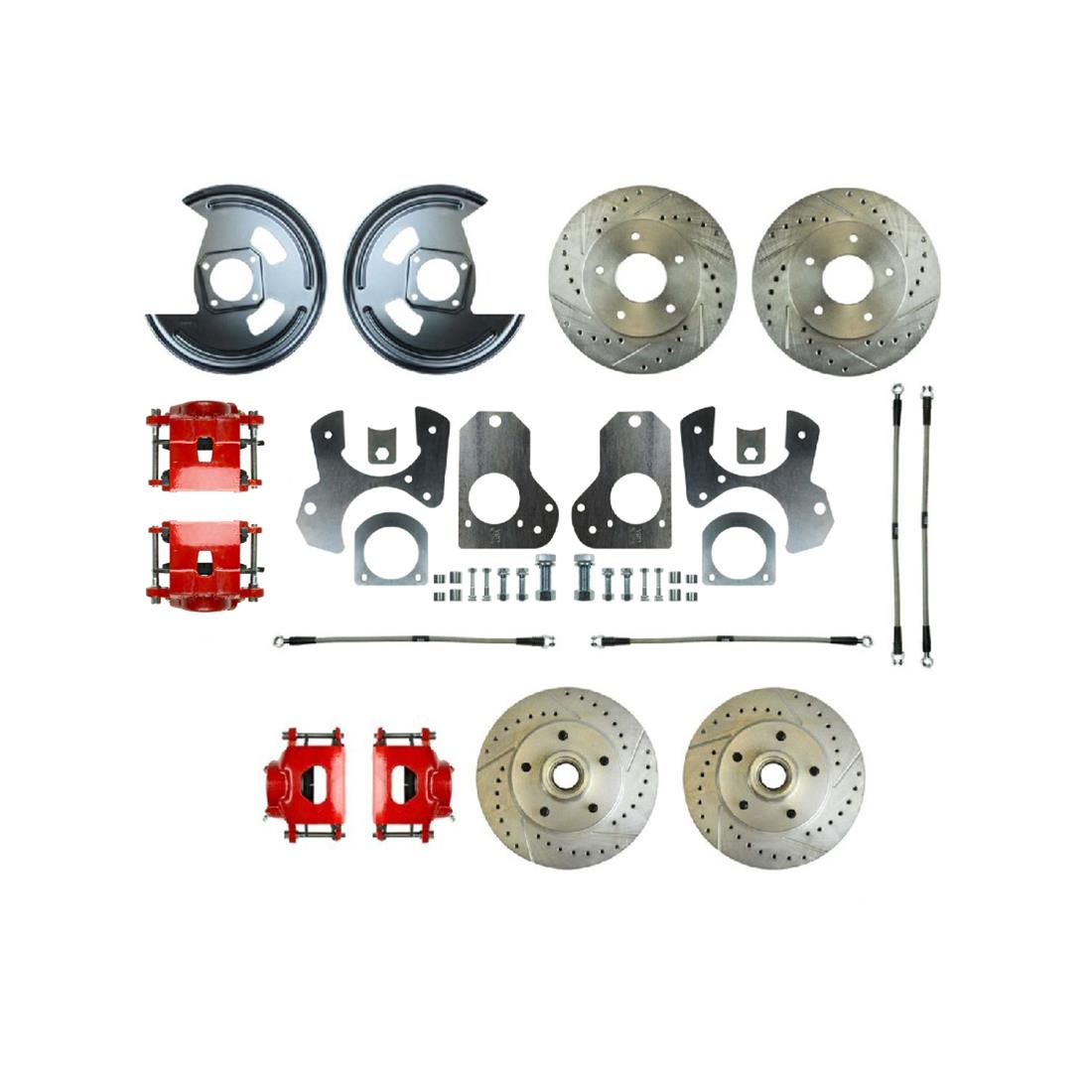 The Right Stuff A82RDM78Z The Right Stuff Rear Plus 2 Disc Brake Conversion Kits - Zander Auto Parts