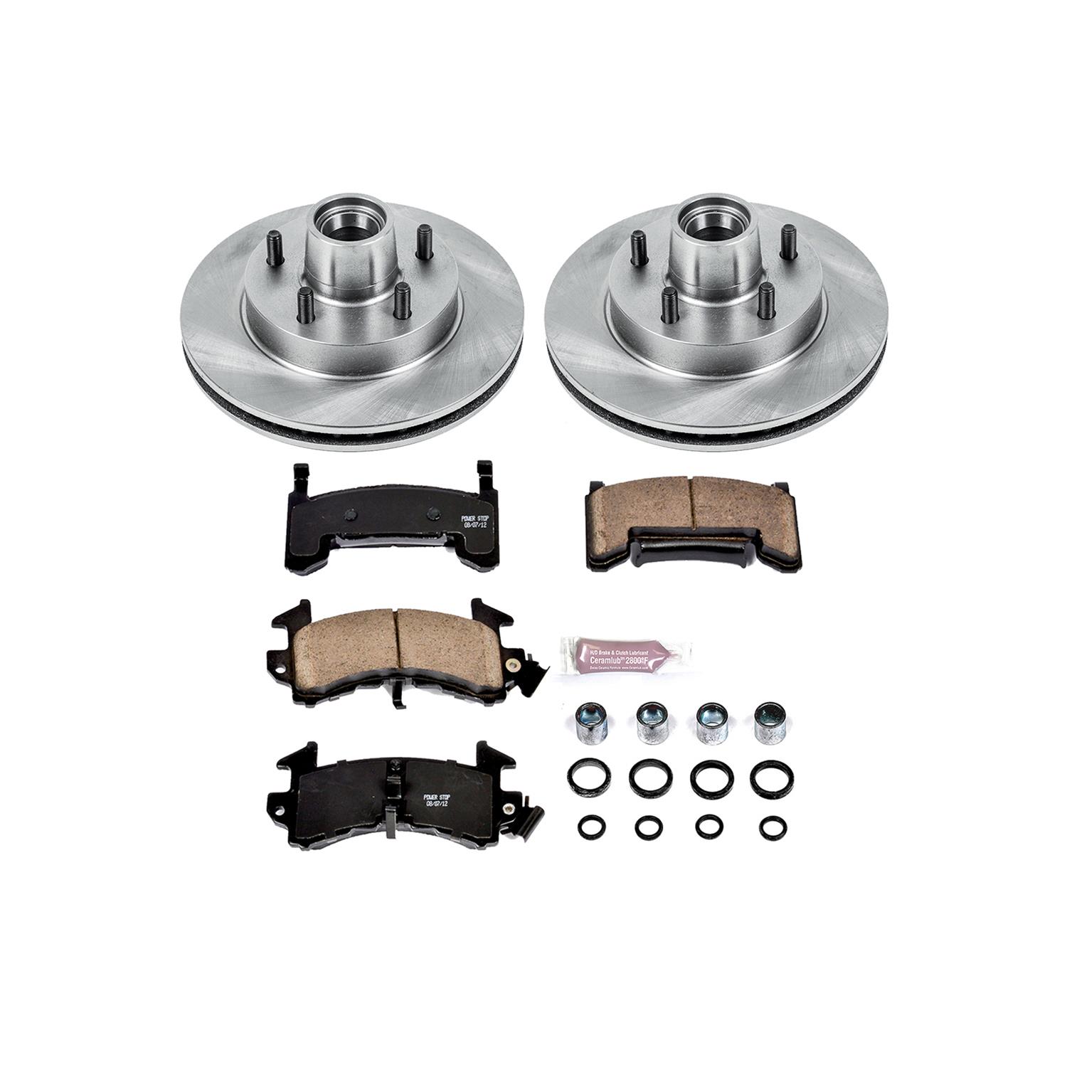 PowerStop KOE1482 PowerStop Z17 Evolution Plus Stock Replacement Brake Kits - Zander Auto Parts