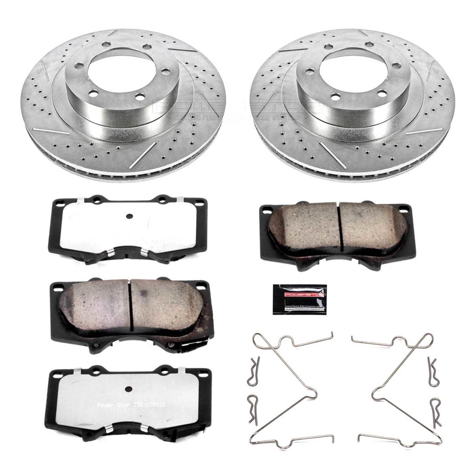 PowerStop K2421-36 PowerStop Z36 Truck and Tow Brake Upgrade Kits - Zander Auto Parts