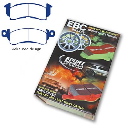 EBC Brakes DP41145R EBC Yellowstuff Brake Pads - Zander Auto Parts