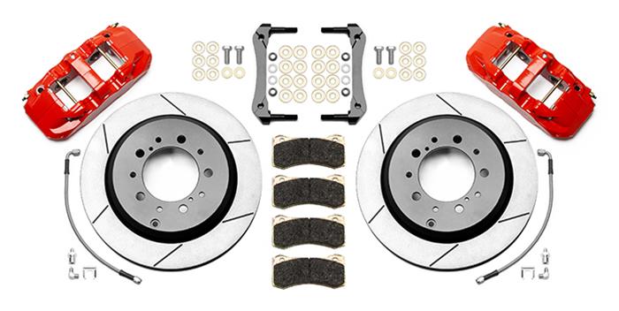 Wilwood Disc Brakes 140-15474 Wilwood AERO4 Big Brake Truck Rear Brake Kits - Zander Auto Parts