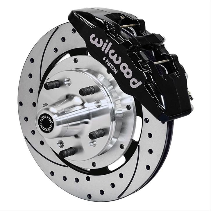 Wilwood Disc Brakes 140-12837-D Wilwood Forged DynaPro 6 Big Brake Front Brake Kits - Zander Auto Parts