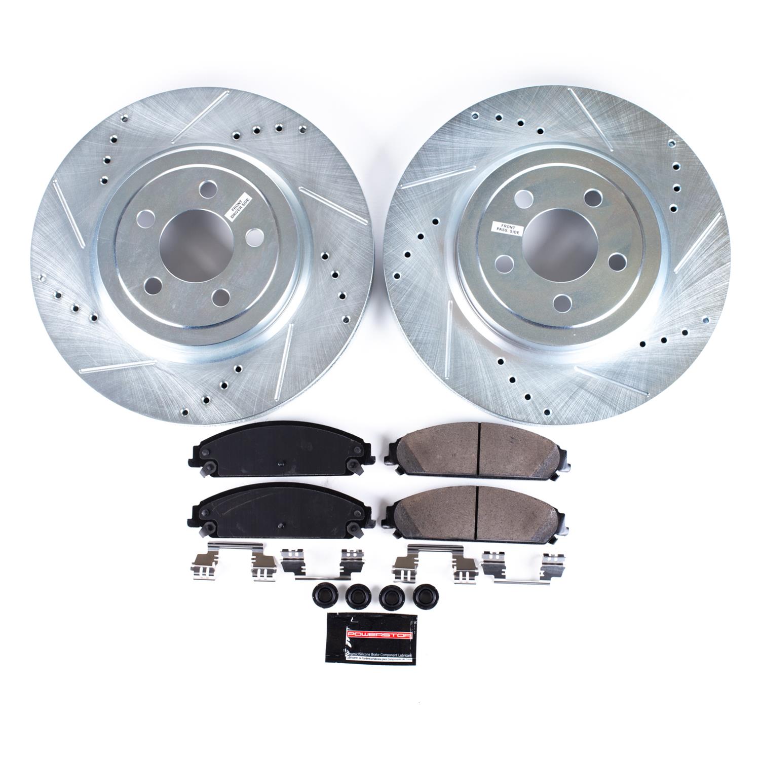 PowerStop K2560 PowerStop Z23 Evolution Sport Brake Upgrade Kits - Zander Auto Parts