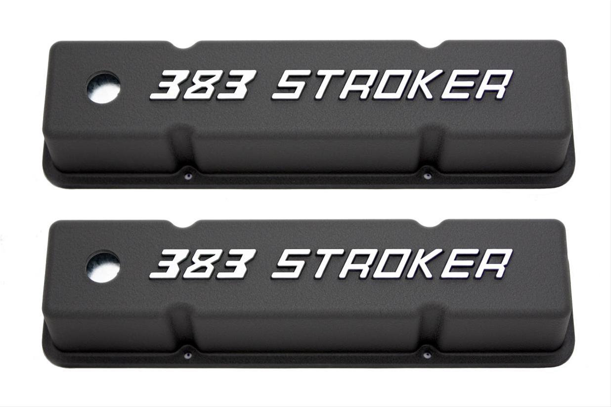 Summit Racing SUM-440402 Summit Racing™ Diecast Logo Aluminum Valve Covers - Zander Auto Parts