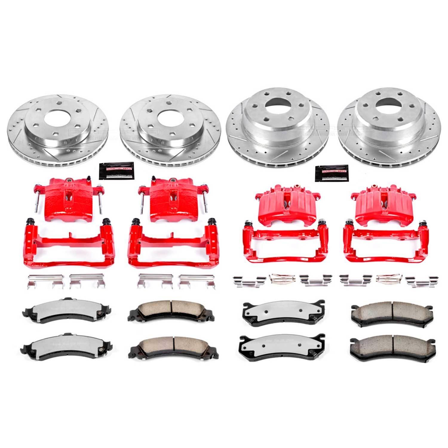 PowerStop KC2015-36 PowerStop Z36 Truck and Tow Brake Upgrade Kits with Calipers - Zander Auto Parts